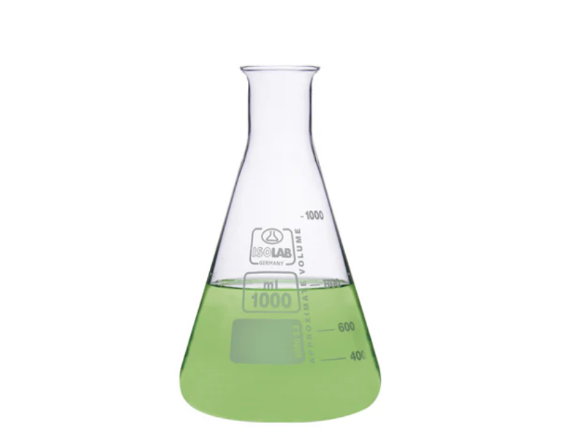 Matraz Erlenmeyer 50 ml, Cuello Estrecho
