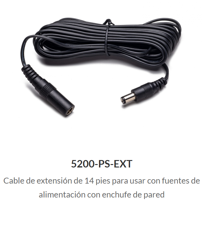 200-PS-W - 5200-PS-P  Alimentación de pared