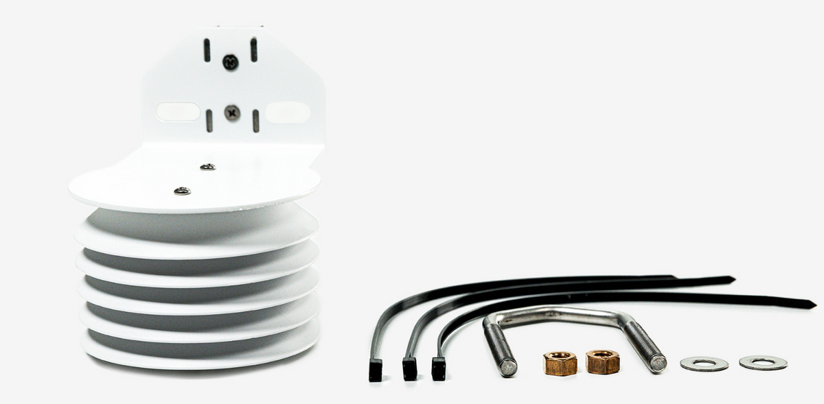 Protector ATMOS 14 para Sensores Ambientales con Kit de Montaje en V