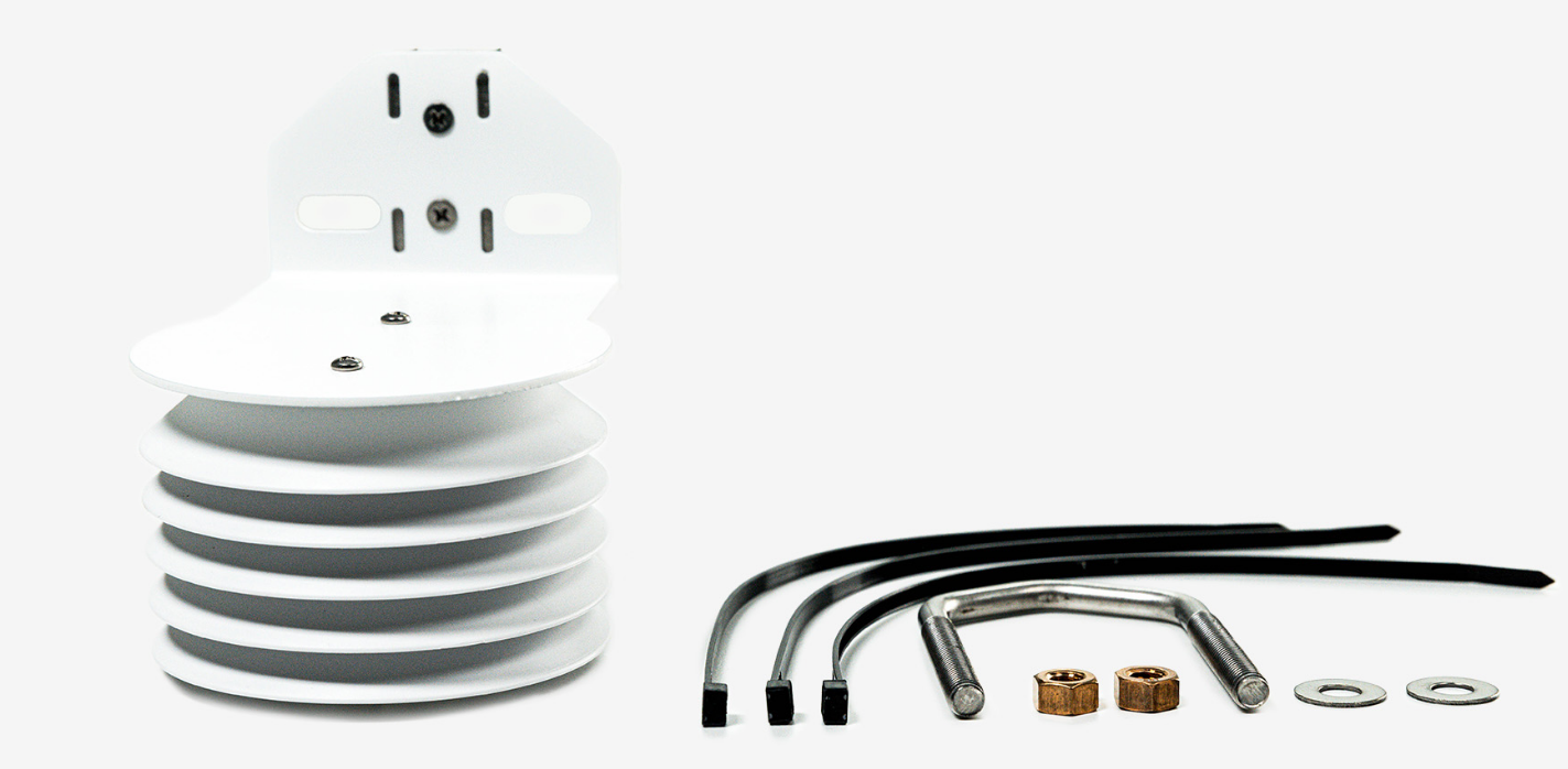 Protector ATMOS 14 para Sensores Ambientales con Kit de Montaje en V