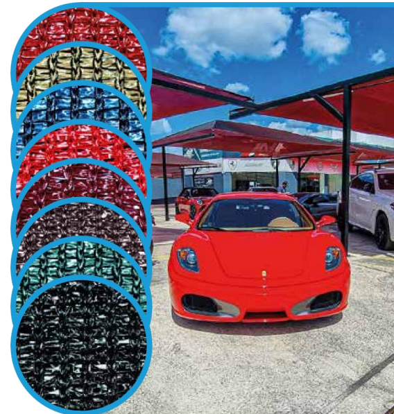 Malla Sombra Raschel Arquitectonica al 95%