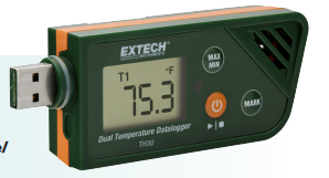 TH30 USB doble Registrador de datos de temperatura