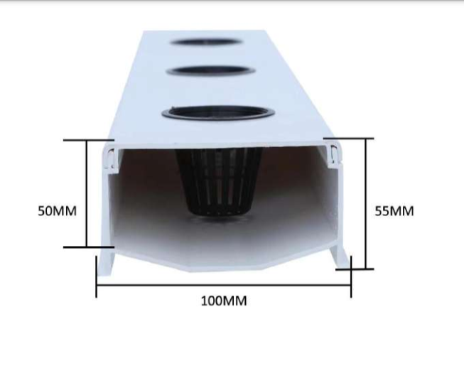 CANALETAS HIDROPONICAS NFT RECIRCULANTES
