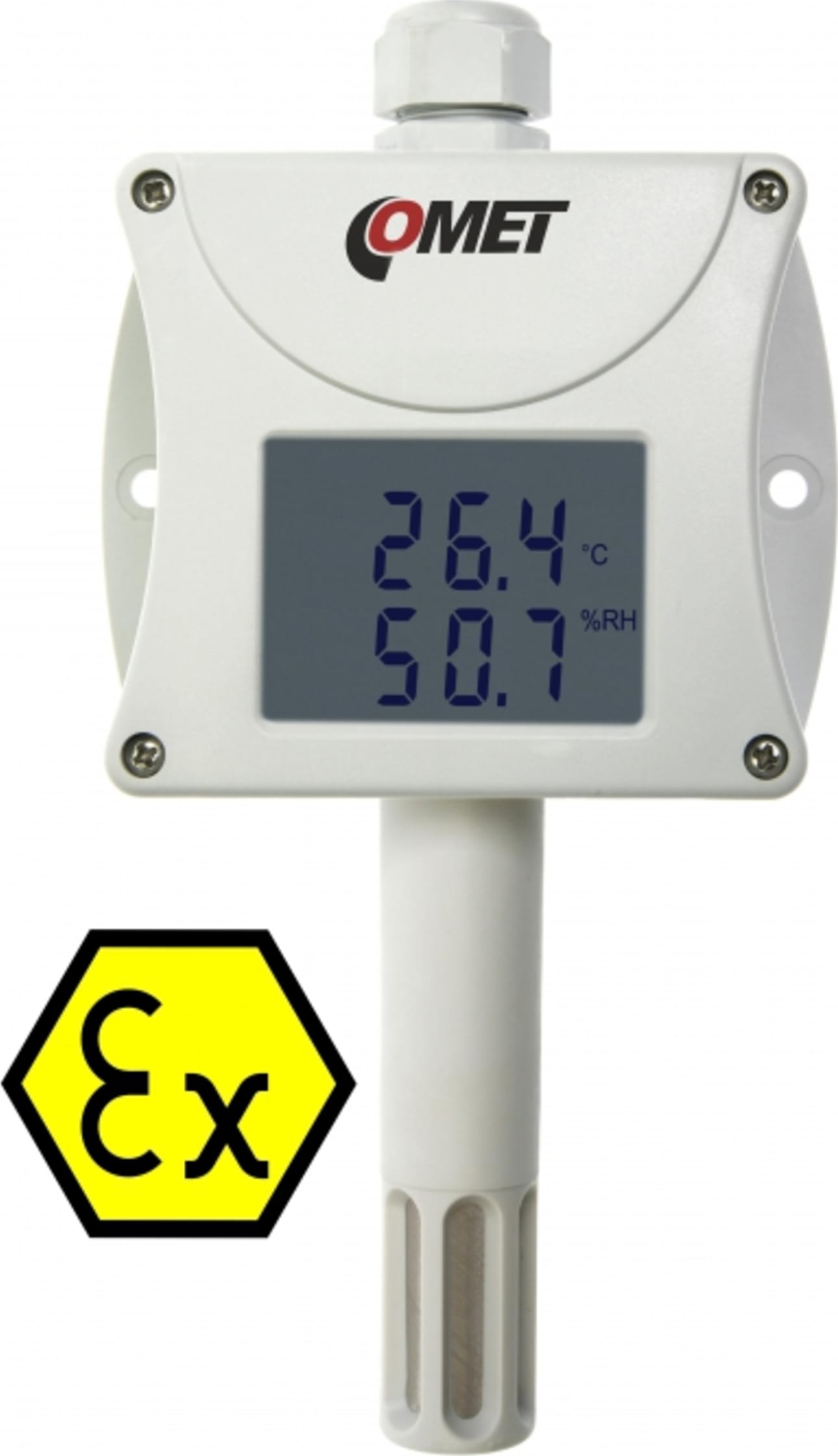 Transmisor COMET T3110Ex ATEX 4-20 mA – Temperatura & Humedad Industrial