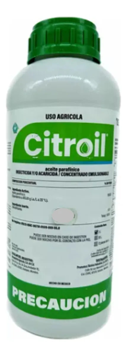 CITROIL Aceite Parafínico Insecticida Orgánico Agrícola