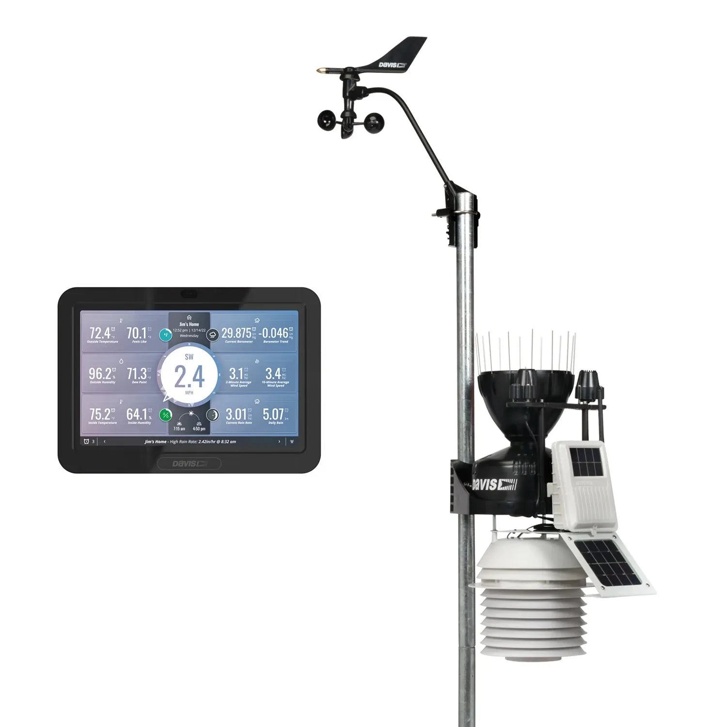 Davis 6263 –Estación meteorológica inalámbrica Vantage Pro2 Plus