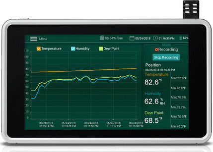 Extech RH550 – Registrador gráfico de Humedad y Temperatura 