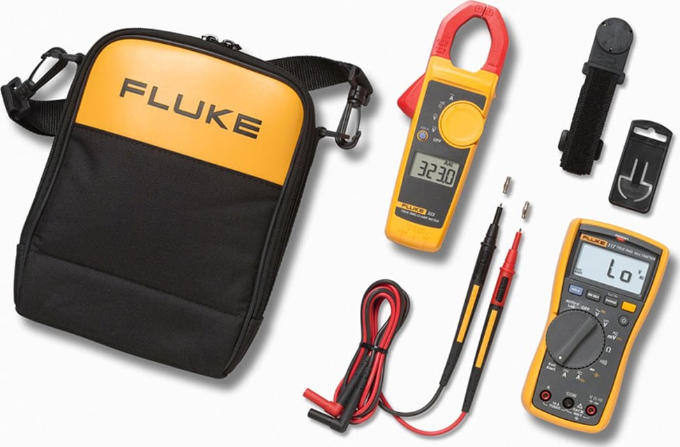 Fluke 117/323 - Kit con Multímetro y Pinza Amperimétrica de RMS