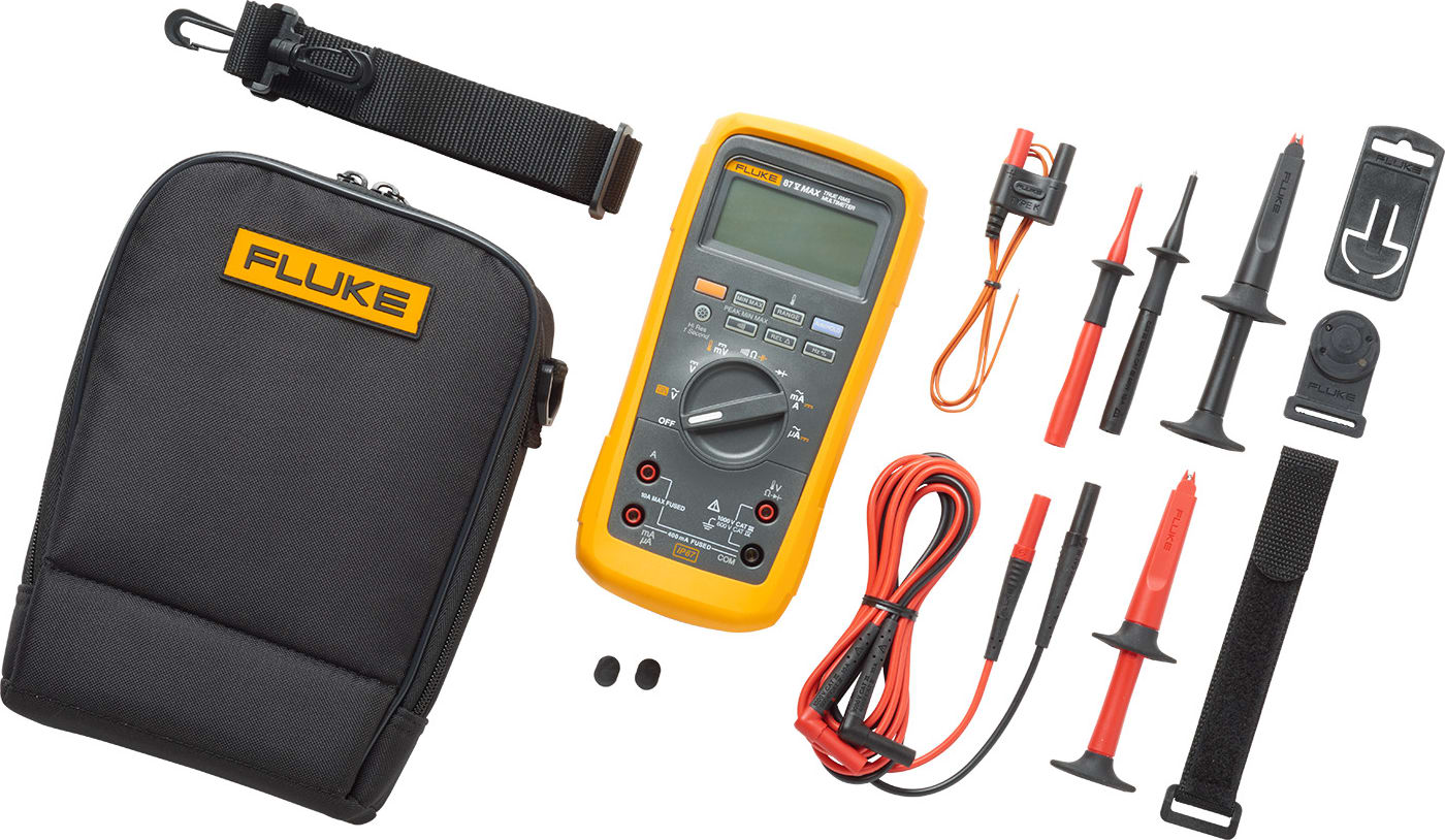 Fluke 87V-MAX/E2 KIT Multímetro digital industrial con True-RMS