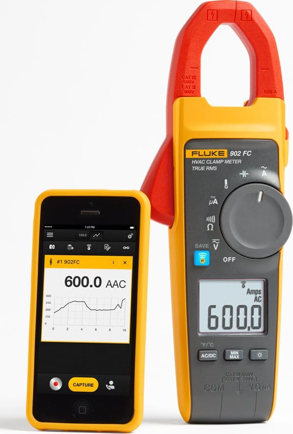Fluke 902 FC True-RMS - Pinza amperimétrica inalámbrica HVAC