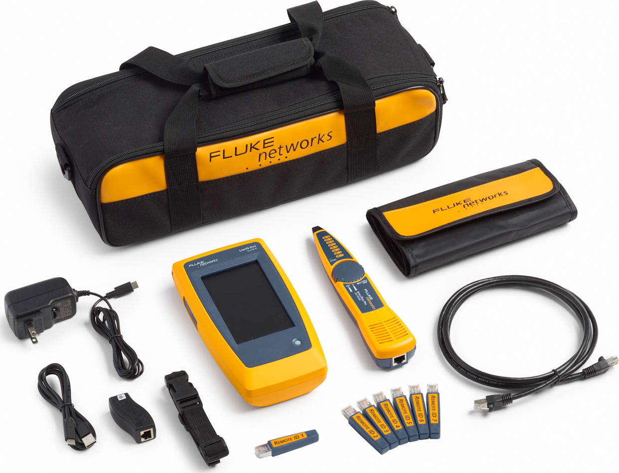 Fluke Networks LIQ-DUO-KIT Probador de cable/Wi-Fi/red LinkIQ Duo