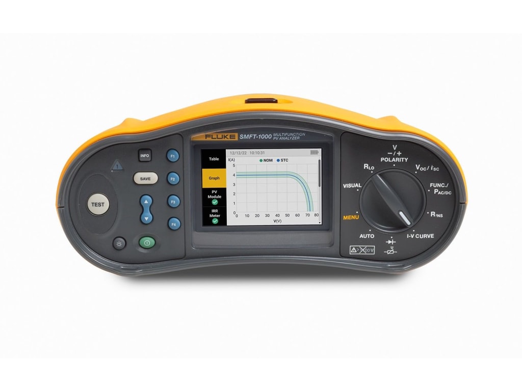 Fluke SMFT-1000/KIT - Medidor y Analizador Fotovoltaico Kit Completo
