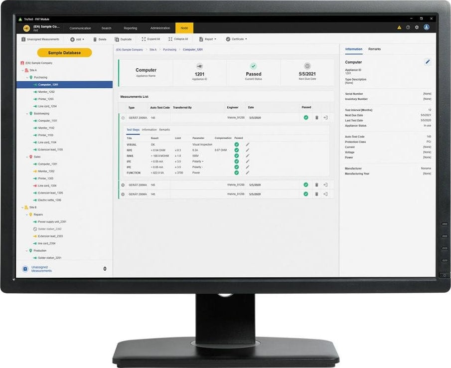 Fluke TRUTEST-LITE - Software de Gestión de Datos Solares