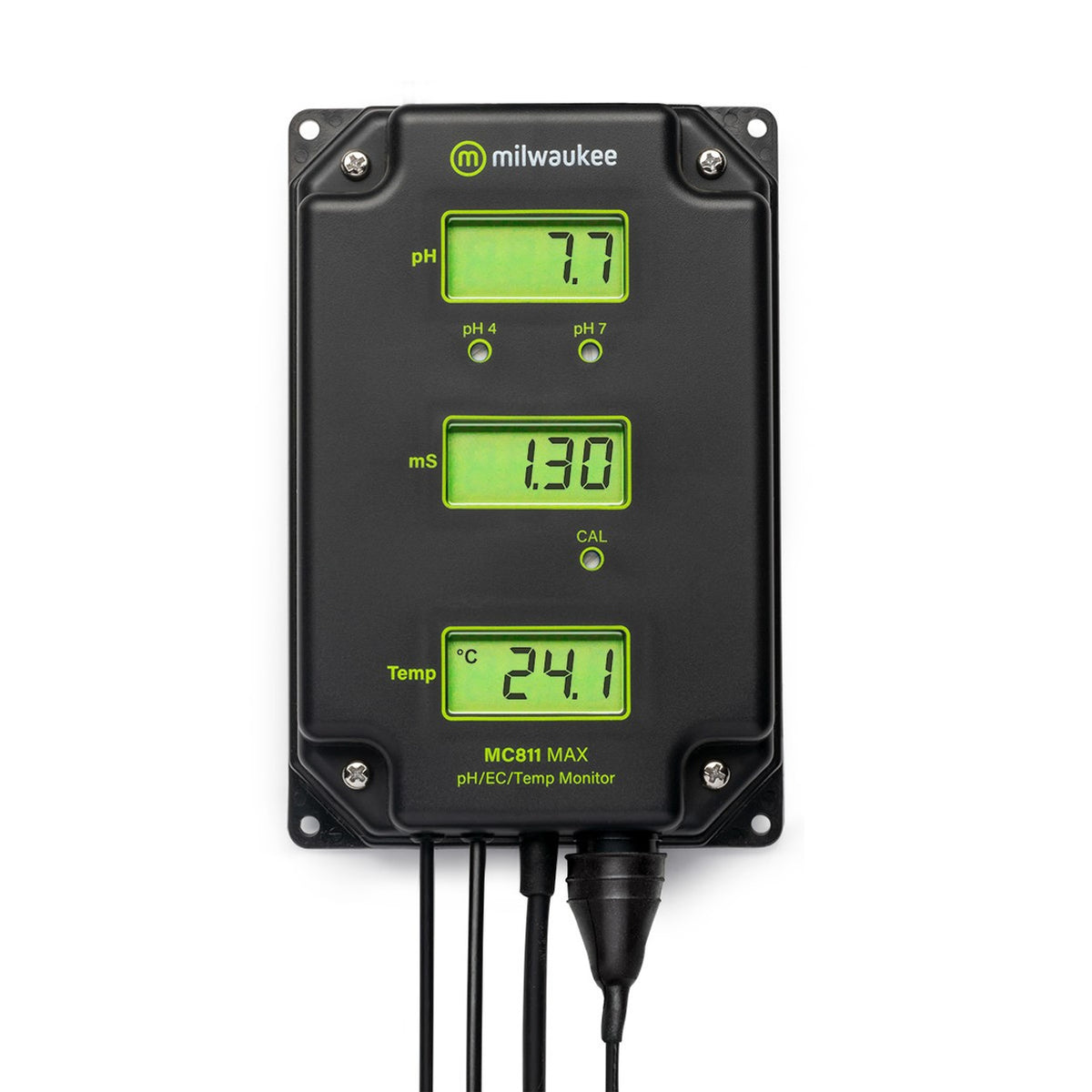 Milwaukee MC811US Max Monitor pH / EC / Temperatura