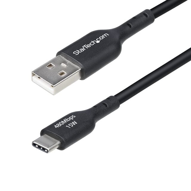 Cable USB-A a USB-C Blindado 1.83 m (3A / 15W, TPE)