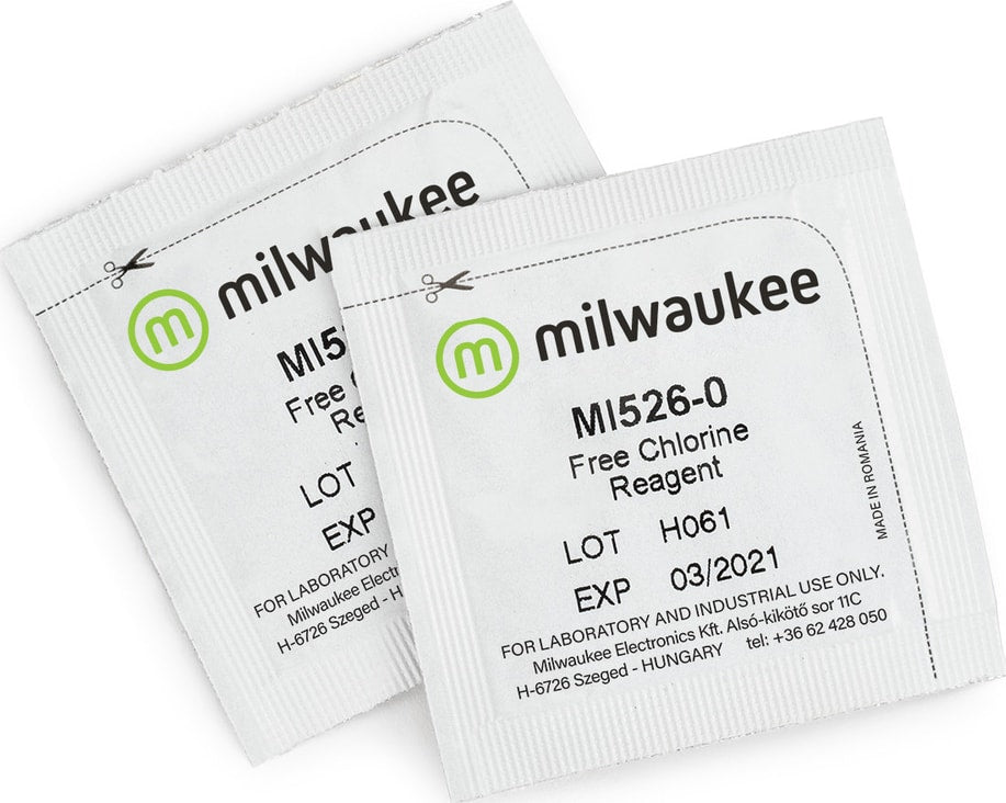 MI526-100 - Reactivos en polvo para fotómetro de cloro libre