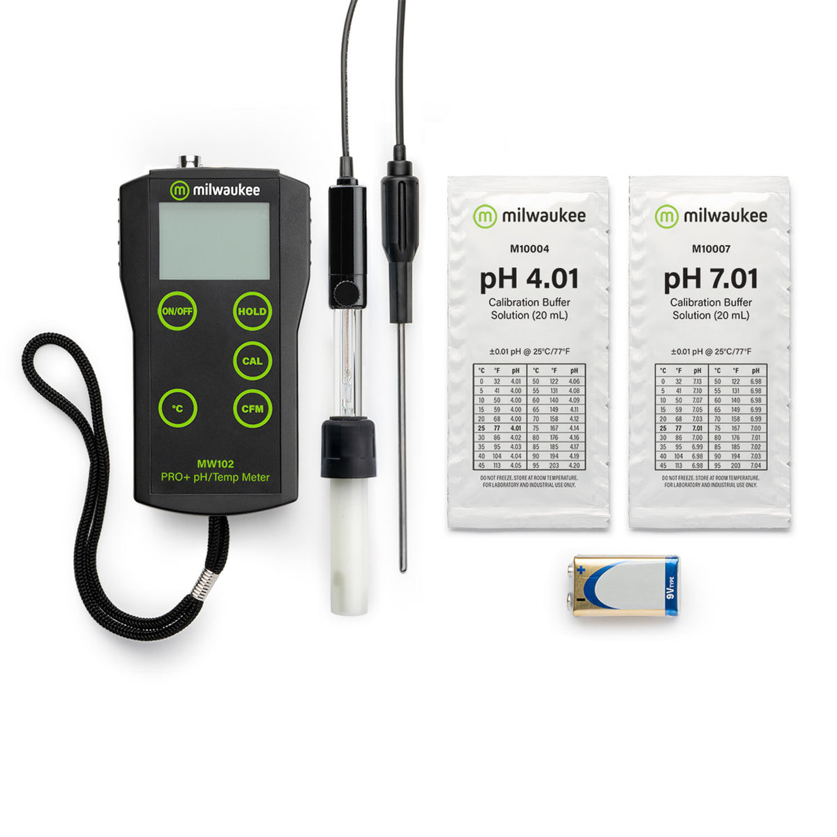 MW102 Wine Kit PRO+ – Medidor de pH y Temperatura