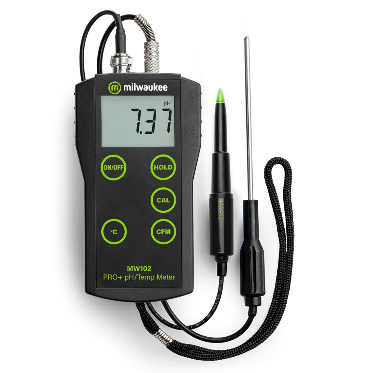 Milwaukee MW102-Food PRO+ – Medidor de pH y Temperatura para Alimentos