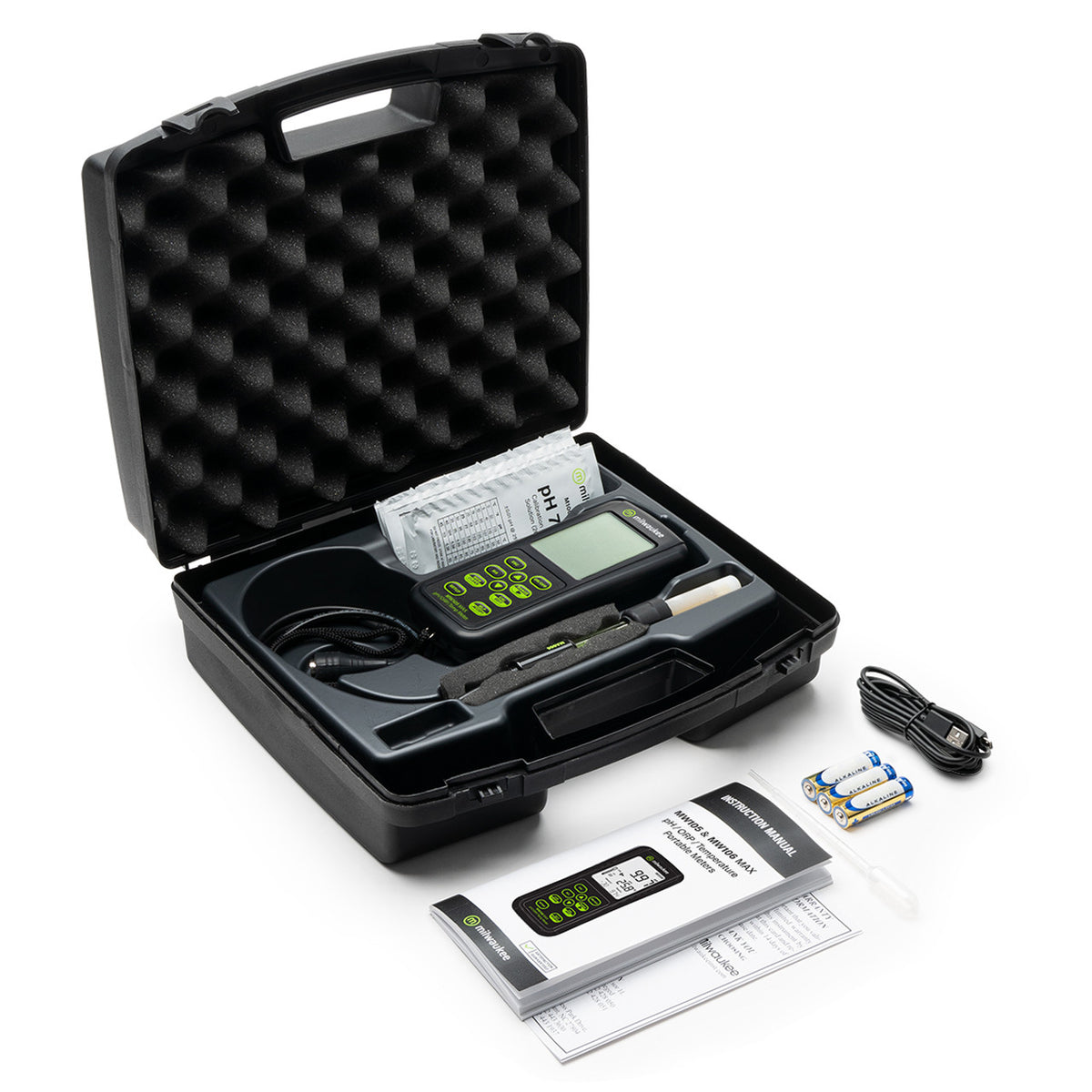 Milwaukee MW105 Max – Medidor Waterproof de pH / ORP / Temp