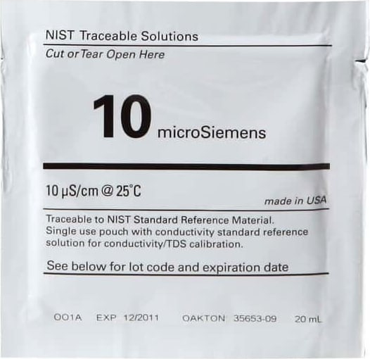 Oakton WD-35653-09 - Bolsas de Calibración de Conductividad