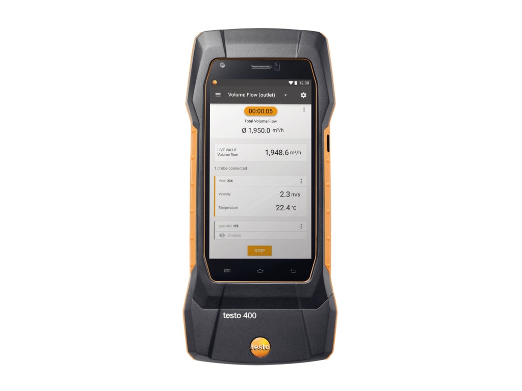 Testo 400 - Medidor universal de caudal de aire/calidad