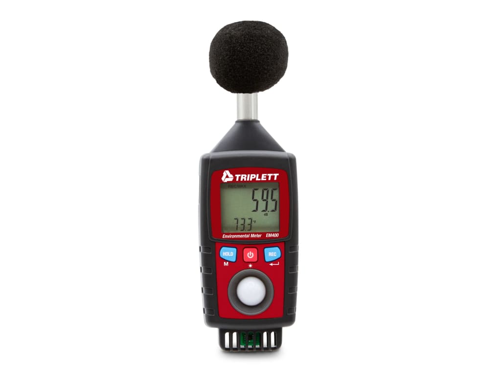 Triplett EM400 - Medidor Ambiental 8 en 1 con Sonido