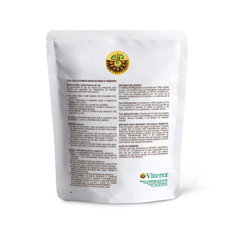 Sulfato de Magnesio Fertilizante Soluble Viterra