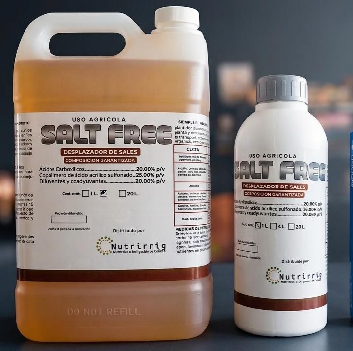 SALT FREE Nutrirrig: Desplazador de Sales y Corrector de Suelos
