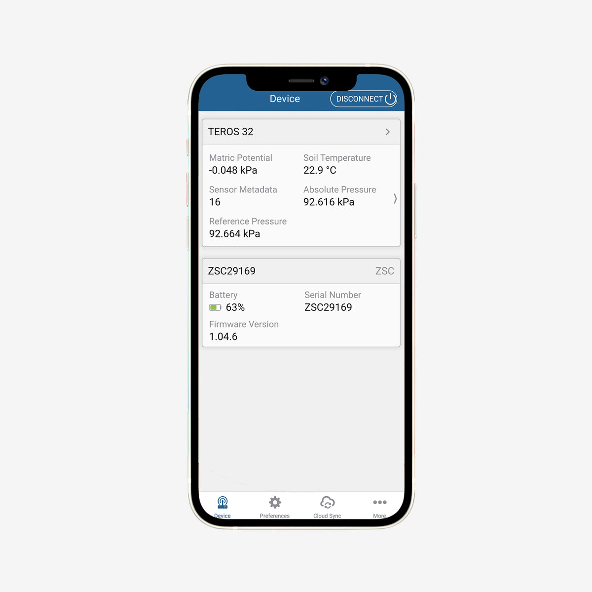 Interfaz de sensor Bluetooth ZSC