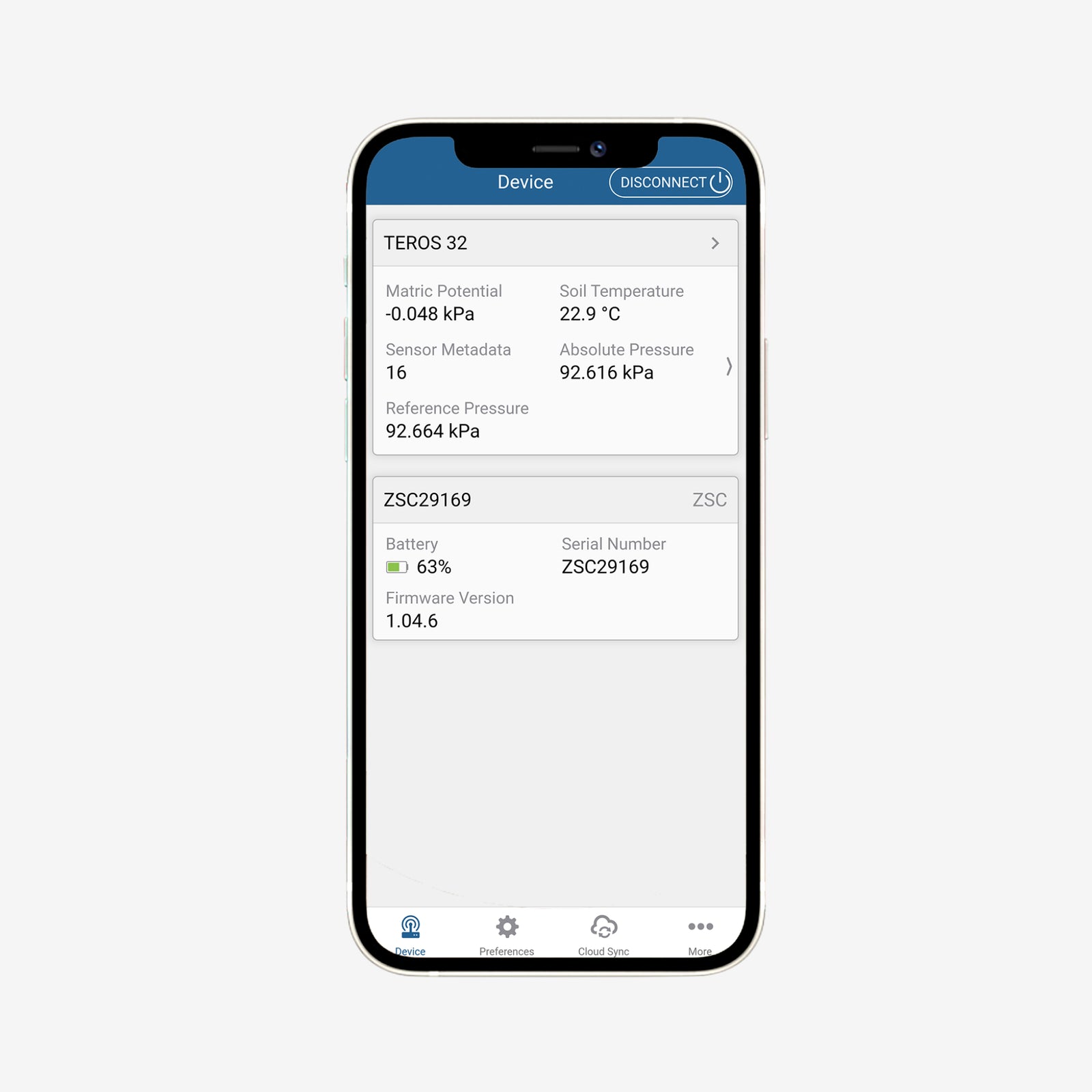 Interfaz de sensor Bluetooth ZSC