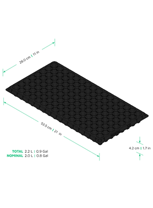 Charola de Plástico de 128 cavidades