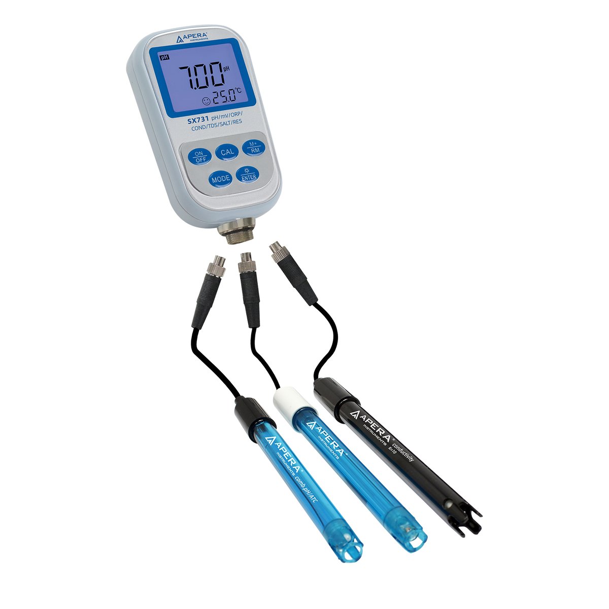 Apera SX731 - Medidor multiparámetro portátil 7 en 1