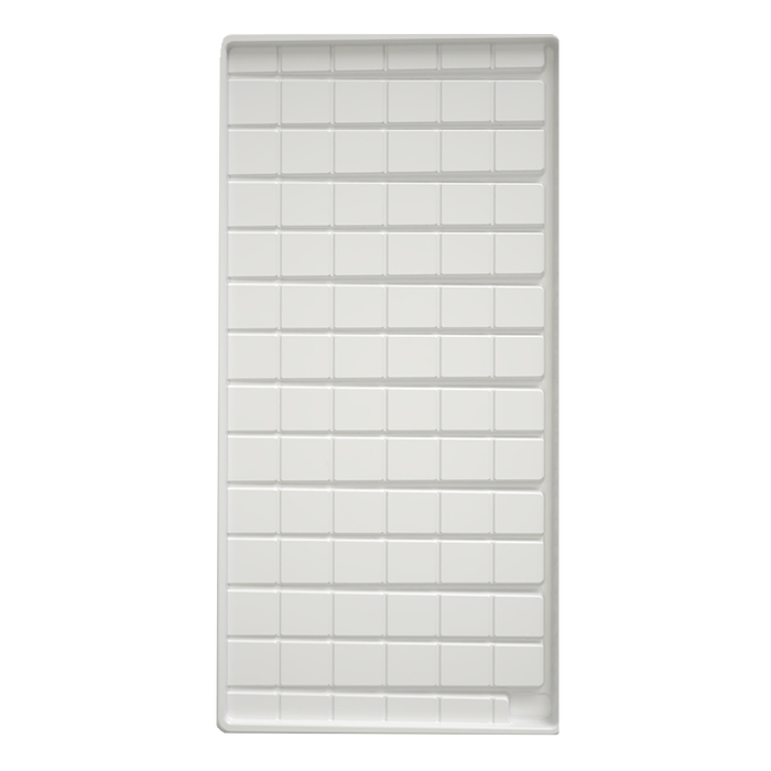 Botanicare - Bandeja Blanca de Estante Móvil de 4'x 8'