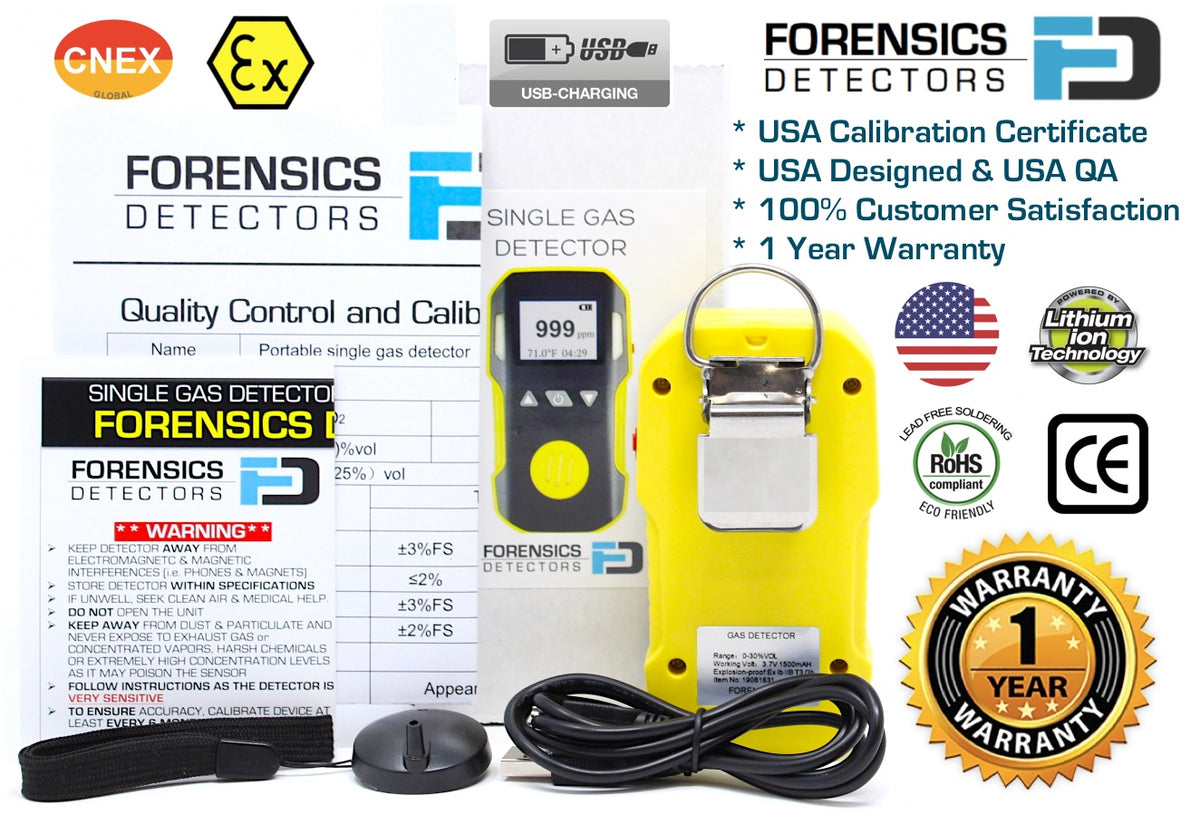 Detector de Ozono (O3) de Forensics Detectors