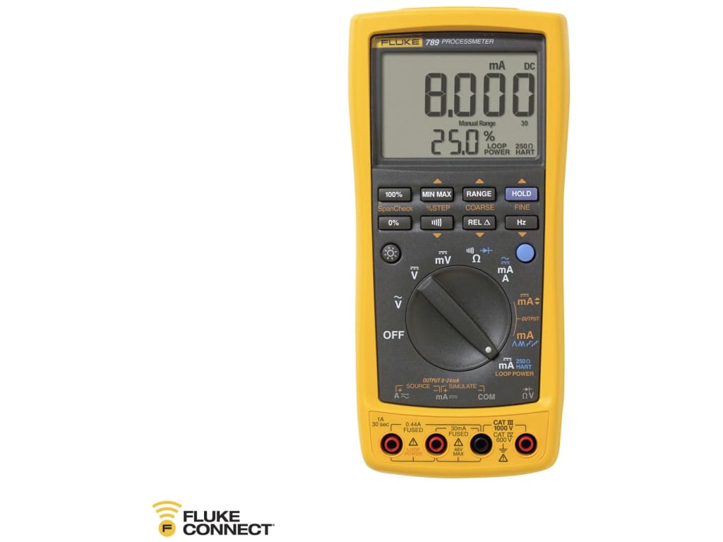 Fluke 789 ProcessMeter – Multímetro y Calibrador de Bucle 24 V