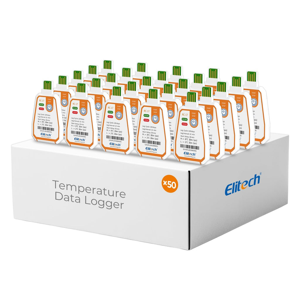 Elitech RC-17 - Registrador de Temperatura Desechable
