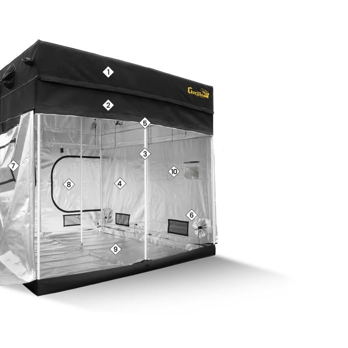 Gorilla Grow - Carpa de Cultivo 5' x 9'