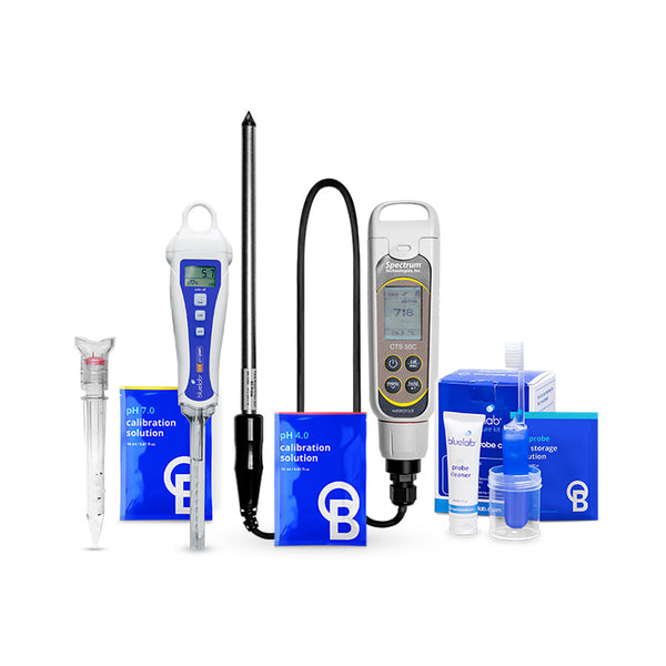 Kit Medidores pH & EC Suelo – Análisis Directo Agricultura