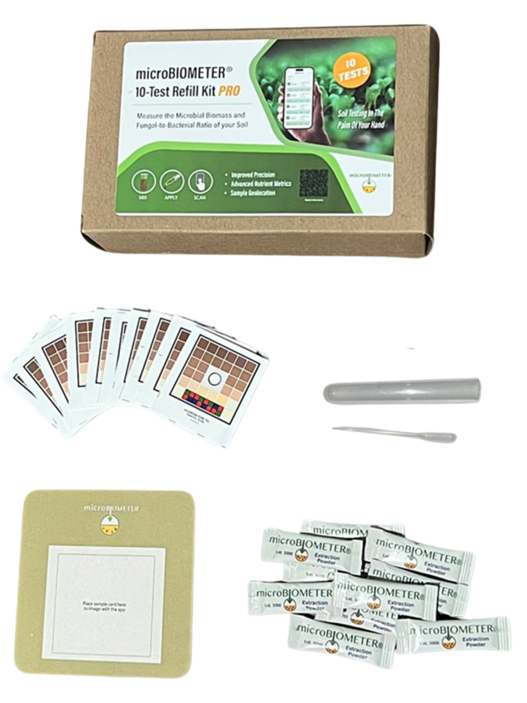 Kit de Biomasa Microbiana microBIOMETER PRO (20 Pruebas)