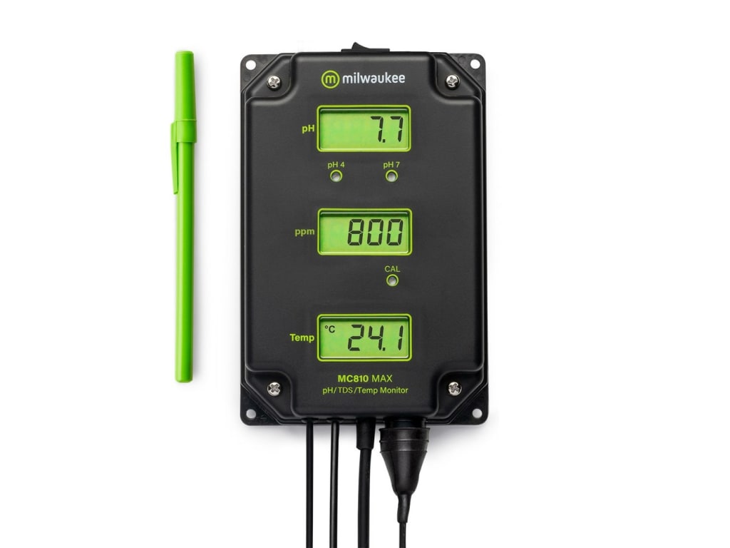 Milwaukee MC810US - Monitor de PH/TDS/Temp con Kit de Montaje