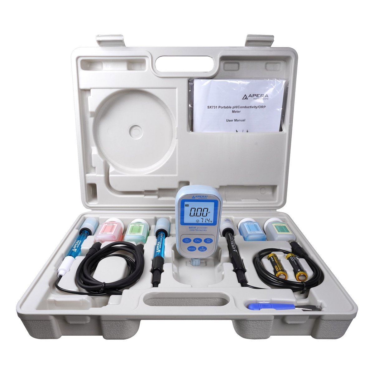 Apera SX731 - Medidor multiparámetro portátil 7 en 1