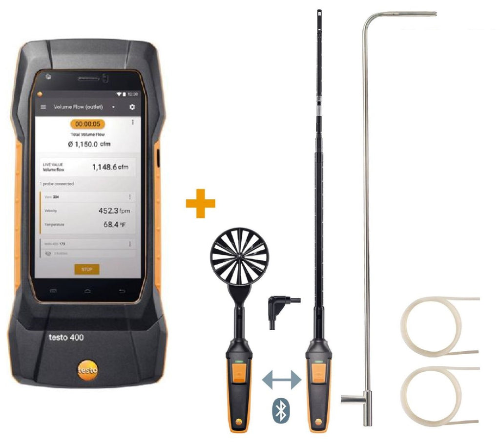 Testo 400 Kit de caudal de aire (0563 0407)