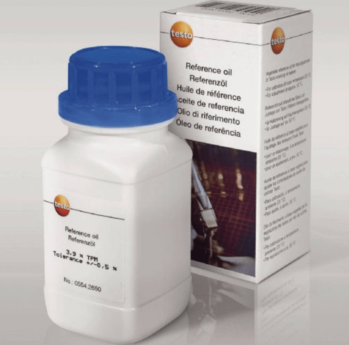 Testo 0554 2650 - Aceite de referencia analizado