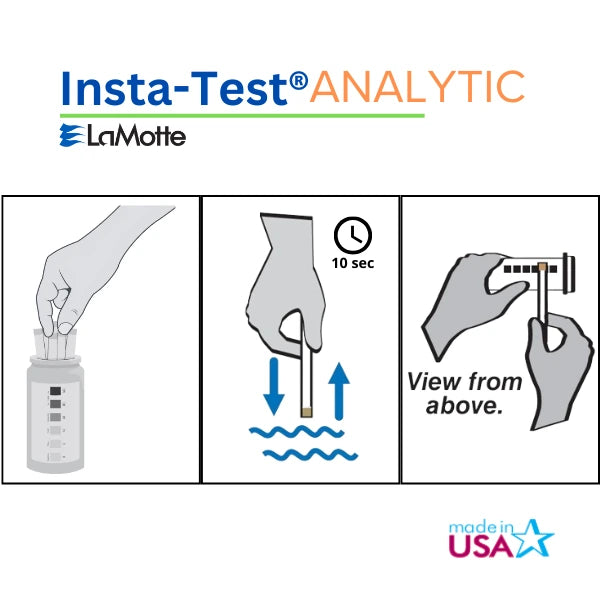 LaMotte 3031 Insta-TEST 0 - Tira Reactiva de Cloro Libre