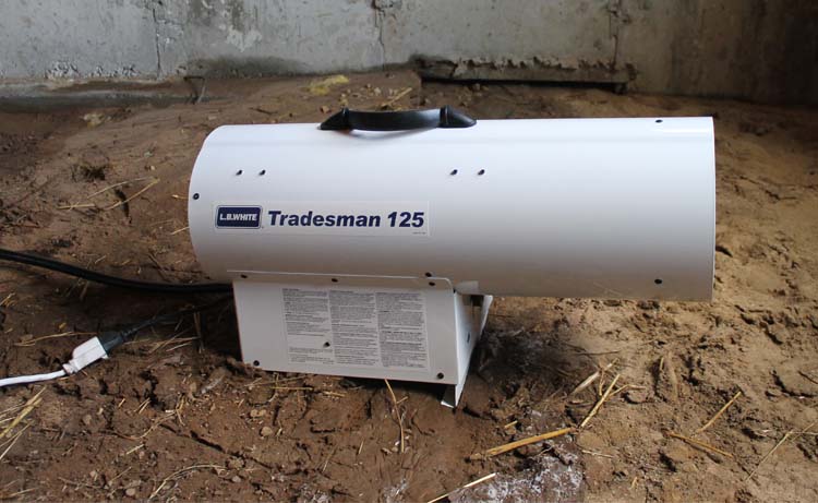 Tradesman 125 - Calentador Portátil de Aire Forzado a Gas