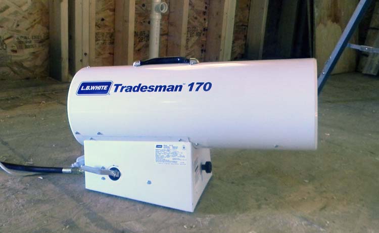 Tradesman 170 - Calentador Portátil de Aire Forzado a Gas