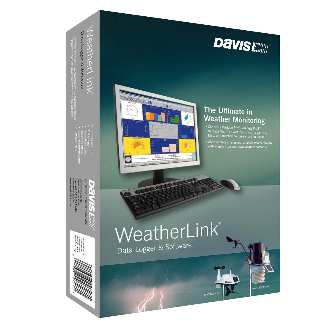 6510USB – Registrador de Datos WeatherLink por USB para Estaciones Davis
