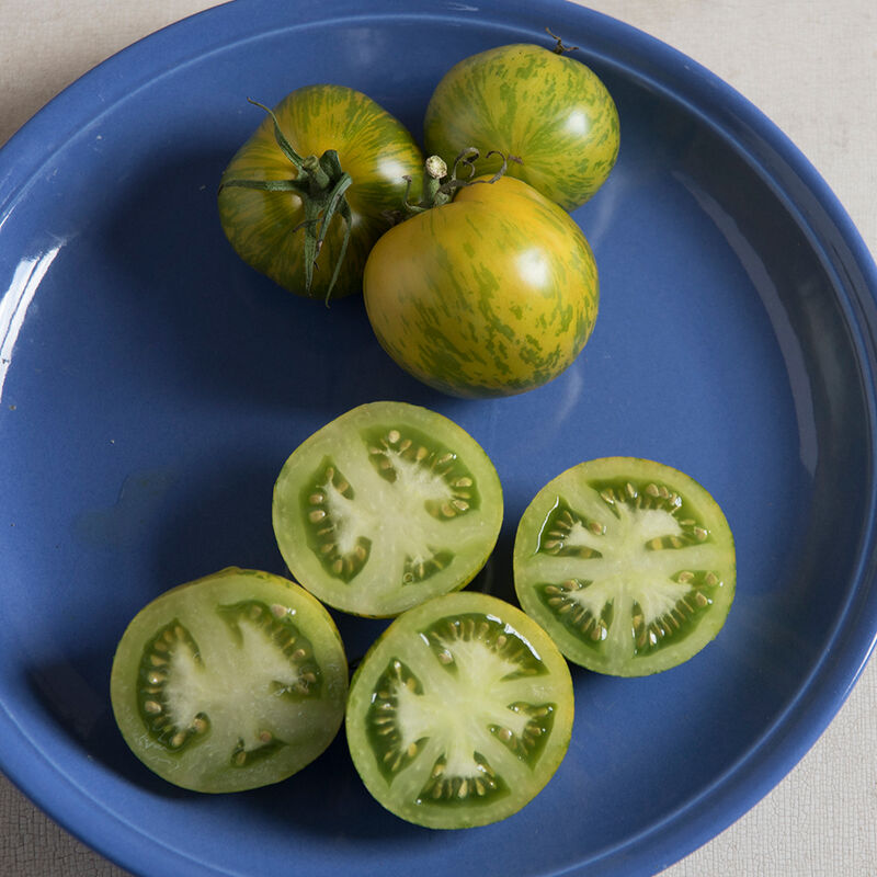 Green Zebra - Semillas de Tomate Verde Orgánico