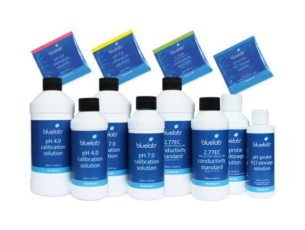 Bluelab - Kit de Calibracion y Limpieza Sonda de pH y Conductividad