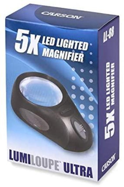 LL-88 LumiLoupe™ Ultra Lupa Ultra Brillante 5X y 6 Luces LED